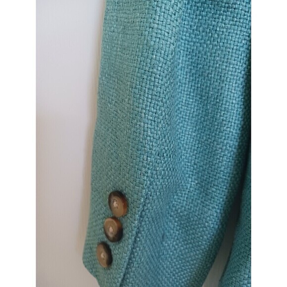 Vintage Company Ellen Tracy Silk Blazer Jacket Button Front Mint Size 4P - Picture 6 of 7